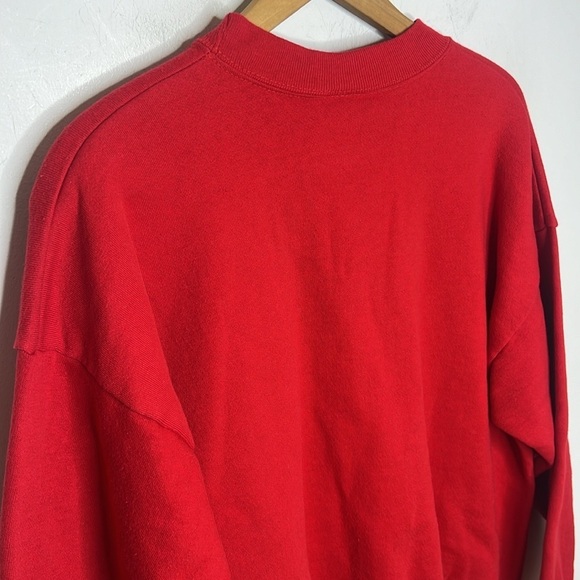 Vintage 90s Deadstock Christmas Crewneck Sweatshirt Angels Noel Holiday - Picture 6 of 9